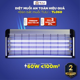 Đèn bắt muỗi TULI TL-060, 60W, Máy bẫy diệt côn trùng, muỗi cho khu công nghiệp,gia đình,BH 24 Tháng