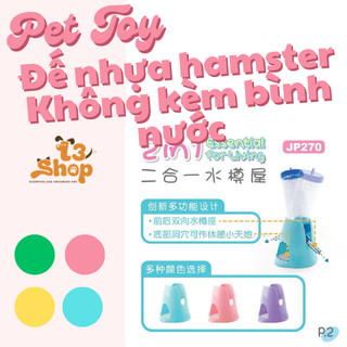đế nhựa 2in1 để bình nước dành cho hamster - T3 PETS SHOP
