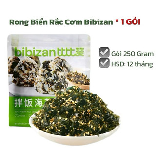  Rong biển rắc cơm ăn liền Bibizan túi zip lớn 250g 