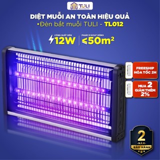 Đèn bắt muỗi TULI TL-012, 12W, Máy diệt đuổi côn trùng tự động, Hiệu quả Không độc hại, BH 24 Tháng