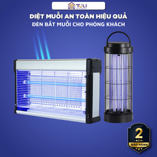 COMBO Đèn bắt muỗi TULI TL-N20 20W và Đèn Trụ TL-CD30 30W Cho phòng khách, xí nghiệp, BH 2 năm