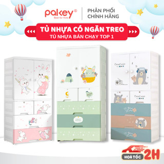 [HỎA TỐC] Tủ Cho Bé Có Ngăn Treo Tiện Lợi - Tủ Nhựa Đựng Quần Áo Có Bánh Xe Đa Năng Dễ Dàng Di Chuyển - Bảo Hành 6 Tháng