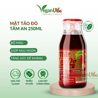  Mật Táo Đỏ Tâm An Thuần Chay - Dinh Dưỡng Từ Thiên Nhiên - Vegan Vibe 