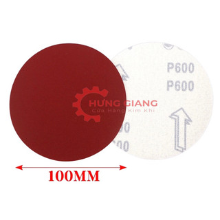 (10 Tờ) Giấy nhám tròn nhám dính chà gỗ phi 100 đủ số
