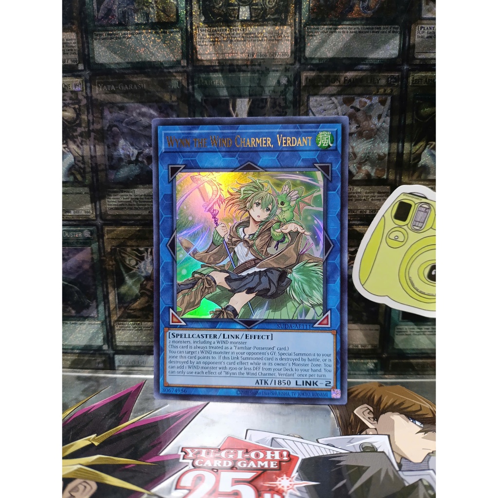 [ Đậu Phộng ] Thẻ Bài Yugioh AE Wynn the Wind Charmer, Verdant - SUDA-AE111 - Ultra