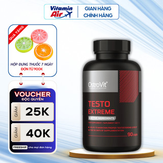 Tăng cường sinh lý nam Ostrovit Testo Extreme 90 viên tăng sản sinh Testosterone tự nhiên và tăng sức mạnh, sức bền