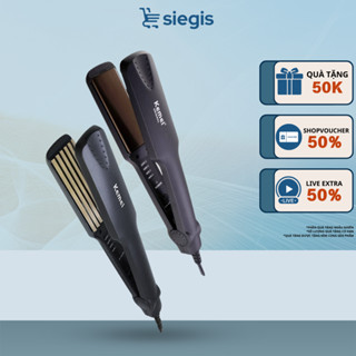 Máy Dập Xù Kemei 4 Mức Độ Nhiệt Bảo Vệ Tóc - Máy Bấm Xù Giúp Phồng Chân Tóc Làm Dày Tóc