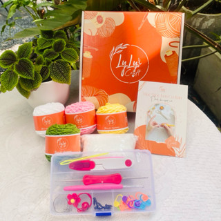  Bộ Móc Len Cho Người Mới Bắt Đầu LYLYCRAFT Combo Học Móc Len Kèm Dụng Cụ Móc Và Sách Hướng Dẫn 