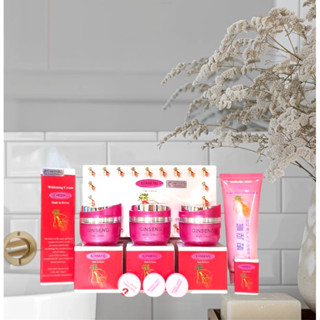 Bộ Mỹ phẩm Ginseng, kem sâm giúp mờ nám dưỡng trắng da chiết xuất từ nhân sâm Hàn Quốc, mỹ phẩm kem nám.