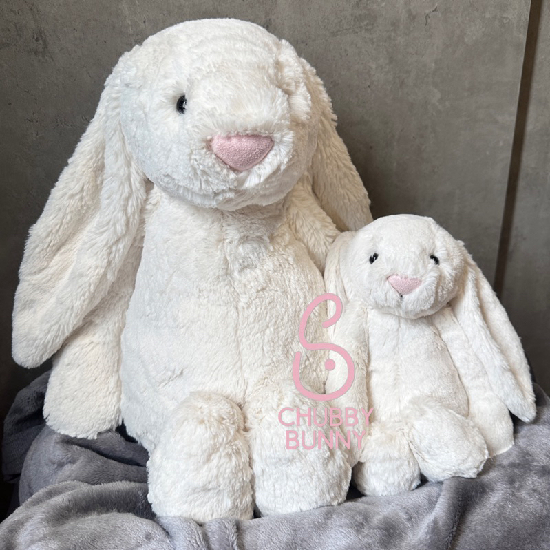 [CHÍNH HÃNG] THỎ BÔNG JELLYCAT BASHFUL CREAM TRẮNG KEM