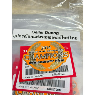 💫🇹🇭🏆TEM CHAMPIONS MOTO GP 2014 HONDA CHÍNH HÃNG THAILAND