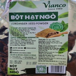 [Gói 500g (VIỆT ẤN)] BỘT HẠT NGÒ [VN] VIANCO Coriander seed powder