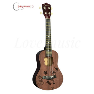 Đàn Ukulele Concert Gỗ 23inch Love Music Cao Cấp Chất Lượng ( tặng kèm đầy đủ phụ kiện)