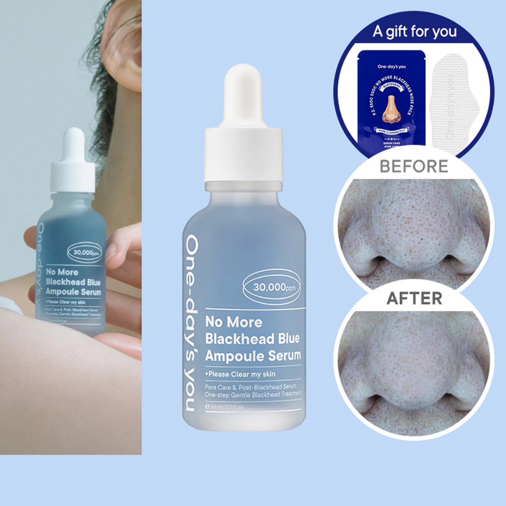 [One DAY'S YOU] No More Blackhead Blue Ampoule Serum 30ml