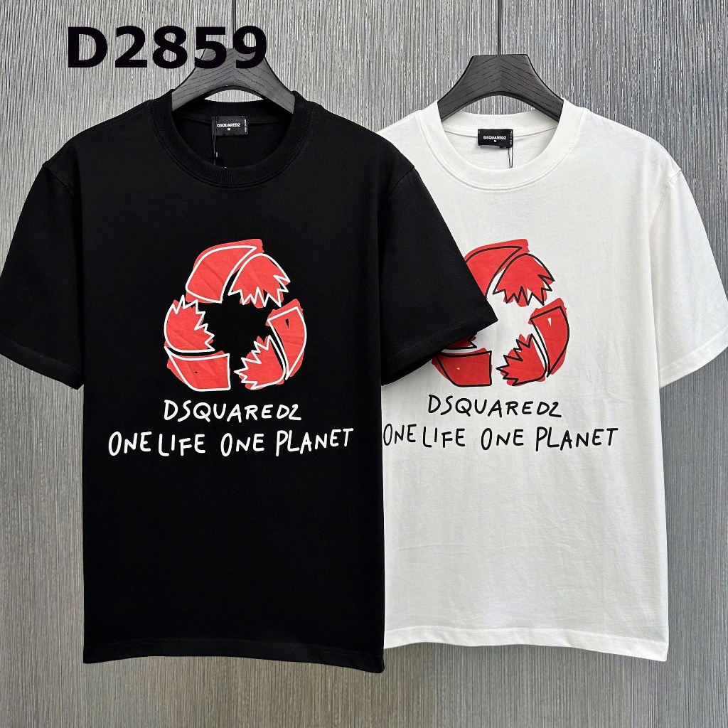 [Vải Xịn] Áo Thun Dsquared2 One Life One Planet Cotton Cao Cấp Form Rộng - Mỹ Tú Store