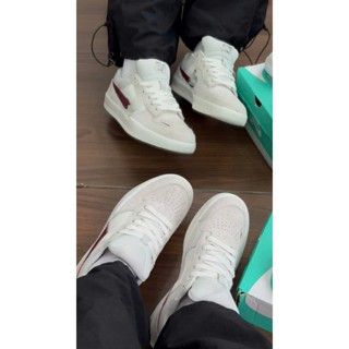 Giày Sneaker cổ thấp đế bằng SP58, Giày thể thao 58 đế nhẹ ghi xám phối da lộn