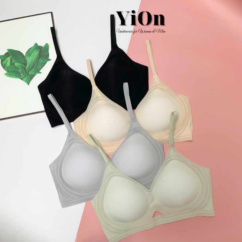 Áo Lót Su Thạch Tàng Hình Mút Liền Dày 3 CM Nâng Ngực Biến Chanh Thành Bưởi YiOn Underwear 9736