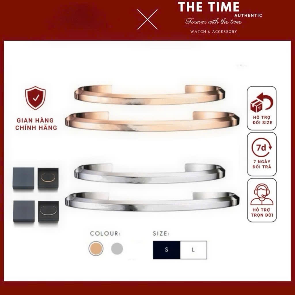 Vòng tay DW. – Vòng cuff Daniel Wellington. - vòng tay titan