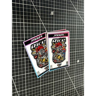 Tem Dán Rice Sticker Gà 6.0x8.5