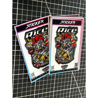 Tem Dán Rice Sticker Gà 6.0x8.5