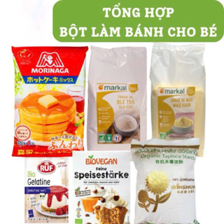 [Date 4/2026 - 2027] Các loại bột hữu cơ làm bánh cho bé ăn dặm: bột mì hữu cơ, gelatin hữu cơ, bột bắp hữu cơ...
