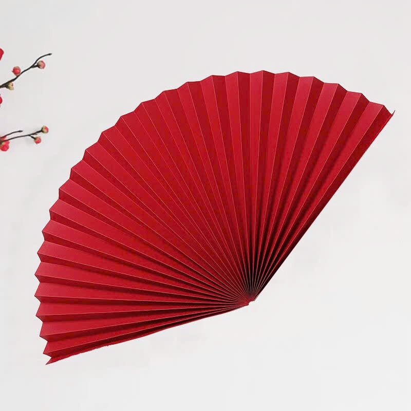 Quạt Giấy Lớn Gấp Sẵn Trang Trí Sự Kiện, Lễ Tết