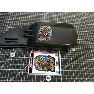 Tem Dán Rice Sticker Sói Samurai 6.3x8.5