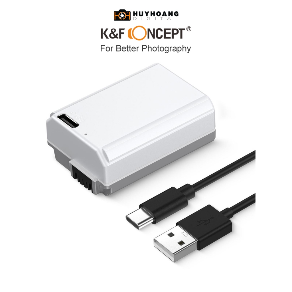 Pin máy ảnh K&F CONCEPT NP-FW50 Dành cho máy ảnh Sony | Sạc trực tiếp, phù hợp đi du lịch KF28.0026S1 - NP-FW50 ( 2 Viên)