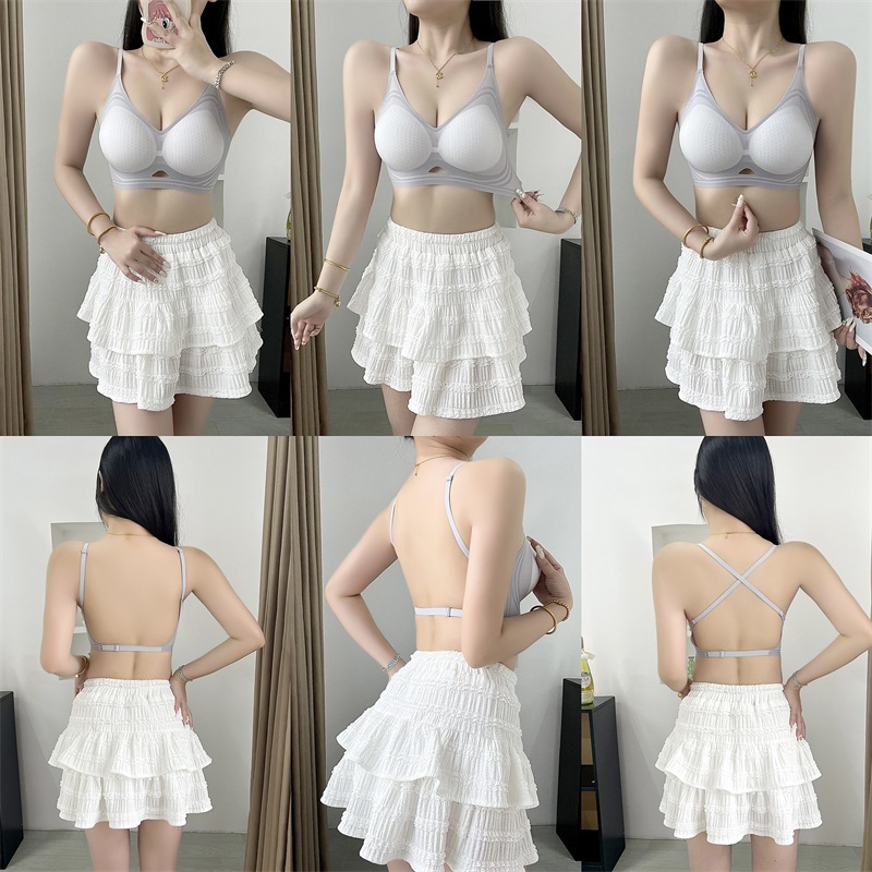 Áo Lót Su Thạch Tàng Hình Mút Liền Dày 3 CM Nâng Ngực Biến Chanh Thành Bưởi YiOn Underwear 9736