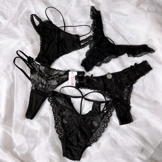 AA14 - Set 5 Quần Lót Nữ BST Màu Đen 5 Kiểu Dáng Khác Nhau Trần Phương Shop