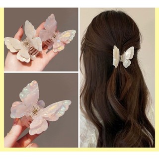 Kẹp bướm xà cừ ra nắng màu lấp lánh ánh nhũ sang trọng thanh lịch đi chơi đi biển