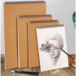 Sổ vẽ Sketchbook 100gsm,  vẽ chì, artline, màu nước lớp mỏng bền đẹp, không lem - Phần lan