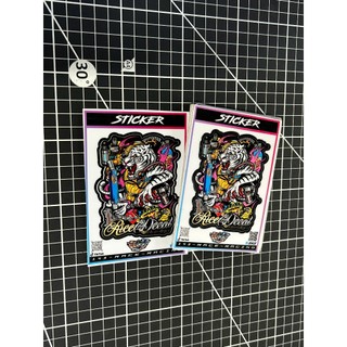 Tem Dán Rice Sticker Hổ 6.5x8.7 ricedecal