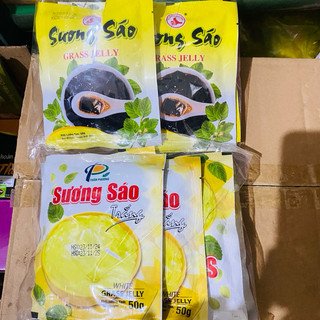 Bột Thạch Sương Sáo Đen/ Trắng 50g(mua 20gói tặng dầu chuối)