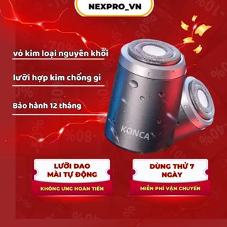 máy cạo râu mini konca , cạo râu , cạo lông vùng kín có thể sạc pin - bảo hành 12 tháng