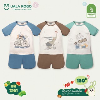 Uala Rogo Bộ Quần Áo Cộc Tay Vải Bamboo, Vải Modal Cho Bé Trai Và Bé Gái Nhiều Mẫu Sale Chính Hãng
