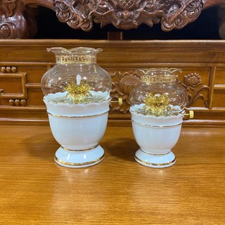 Đèn Dầu Thờ Cúng Gốm Sứ Cao Cấp Nhiều Màu