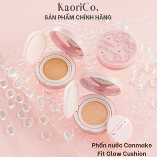   Có màu mới 03 Natural Pink  Phấn nước Canmake Fit Glow Cushion Nhật Bản mỏng nhẹ kiềm dầu lớp hoàn thiện tự nhiên 
