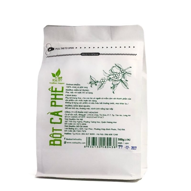 Bột coffee enma Viethealthy 500gr