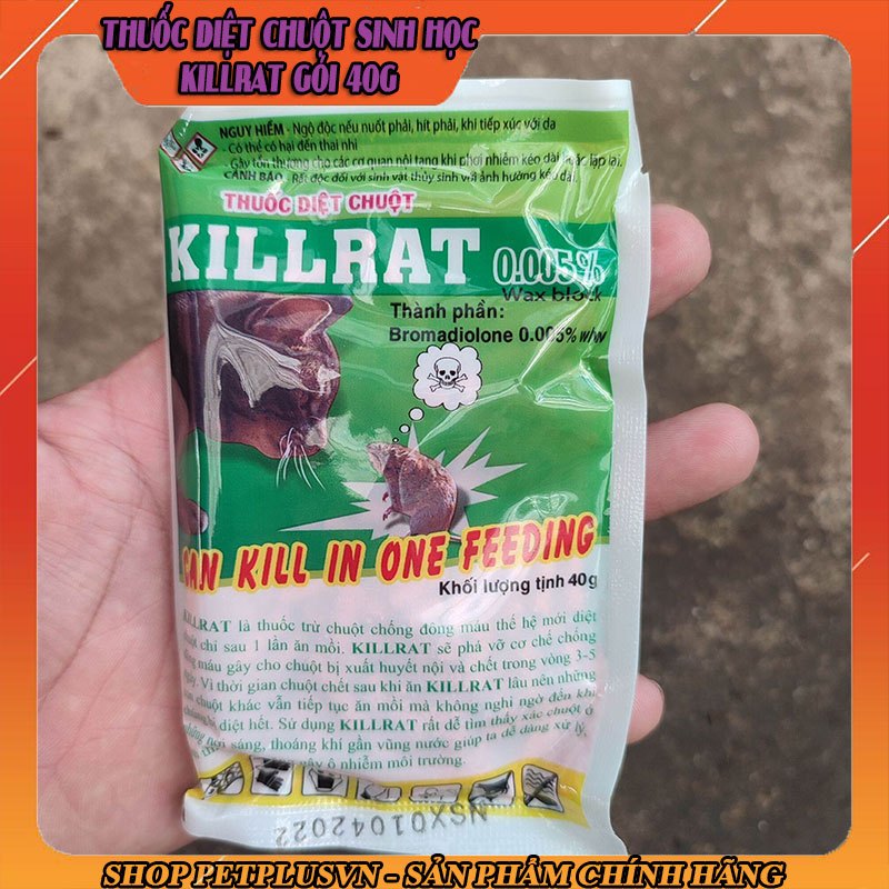 Thuốc diệt chuột sinh học KILLRAT gói 40g