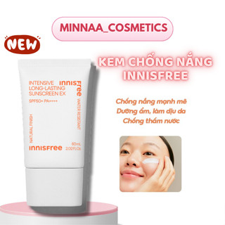(New 2023) Kem chống nắng lâu trôi innisfree Intensive Long Lasting Sunscreen SPF50+ PA++++ 60ml