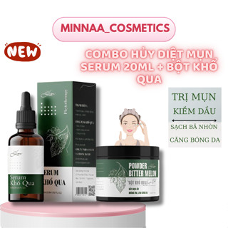 Serum Mụn Khổ Qua Lim Farm Food 20ml (Tặng Kèm Bột Rửa Mặt Khổ Qua)