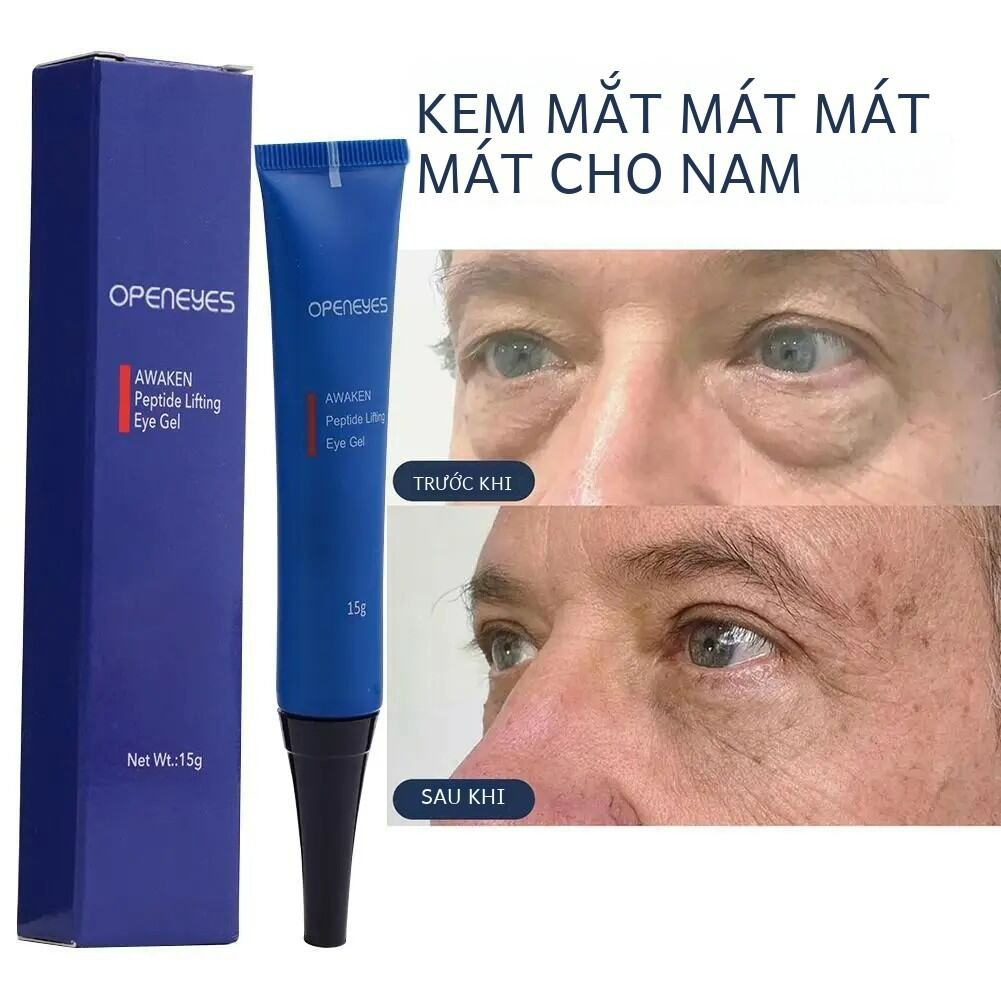 Gel trẻ hóa vùng mắt Awaken Peptide Depuffing Eye Gel, Openeyes Awaken Peptide Lifting Eye Gel