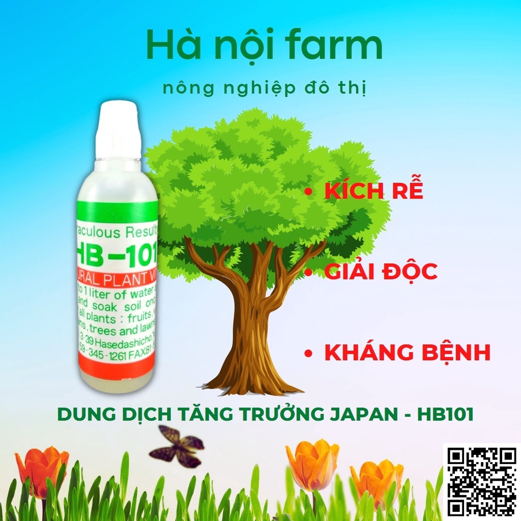 Kích rễ HB-101 Nhật bản Flora Plant Vitalizer 6ml - Tăng trưởng mạnh
