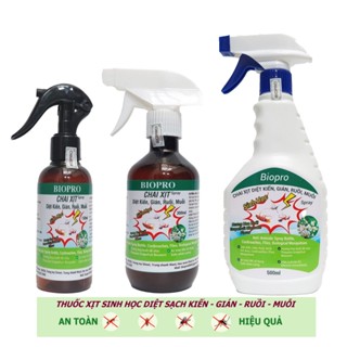  Chai xịt sinh học Diệt kiến Diệt gián Diệt ruồi Diệt muỗi Biopro Hương bưởi dịu nhẹ an toàn hiệu quả dài lâu 