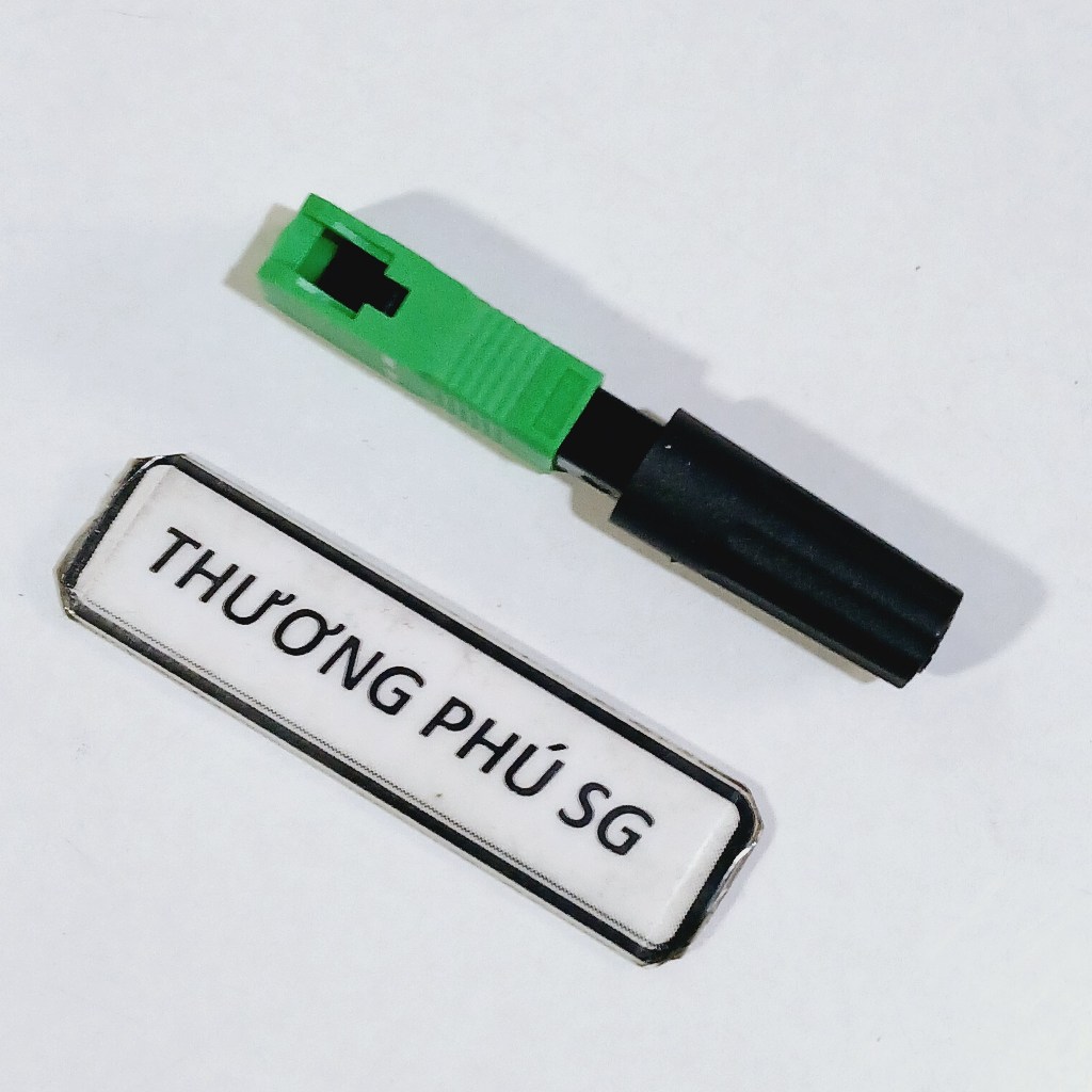 Đầu quang mạng SC / APC Xanh lá (Fast Connector Optical Fiber - Rệp quang mạng APC)