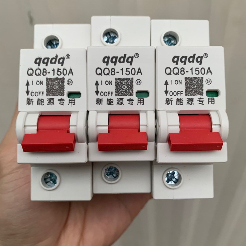 Aptomat 150A cho xe điện độ công xuất cao dòng tải lớn phụ tùng phụ kiện xe