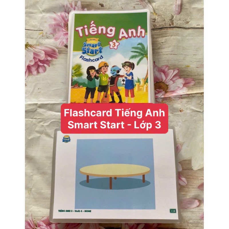 FLASHCARDS TIẾNG ANH SMART START 3-209 thẻ ép plastic