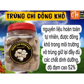  Trùng chỉ đông khô độ đạm 52% - thức ăn cao cấp giúp cá phát triển toàn diện lọ 100ml 