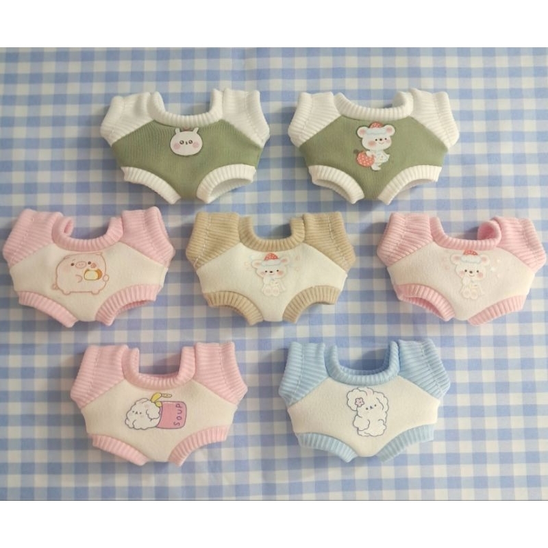 (có sẵn) jumpsuit cho doll 10cm